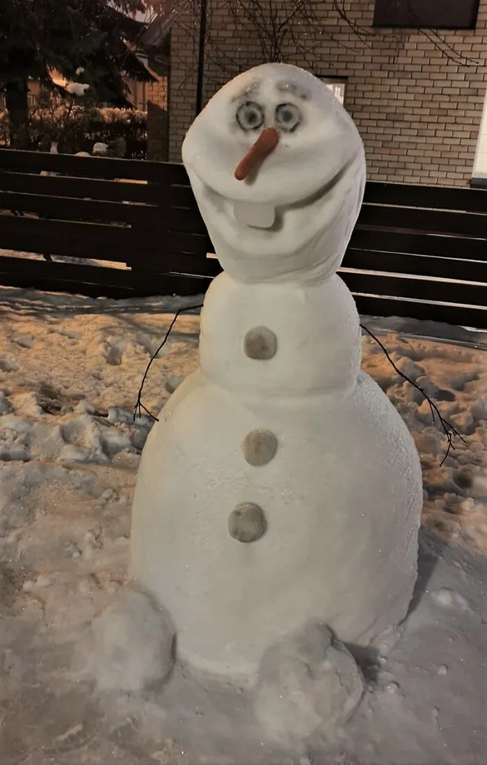 Regular People All Over Lithuania Went Out To Create Snow Sculptures (38 Pics)