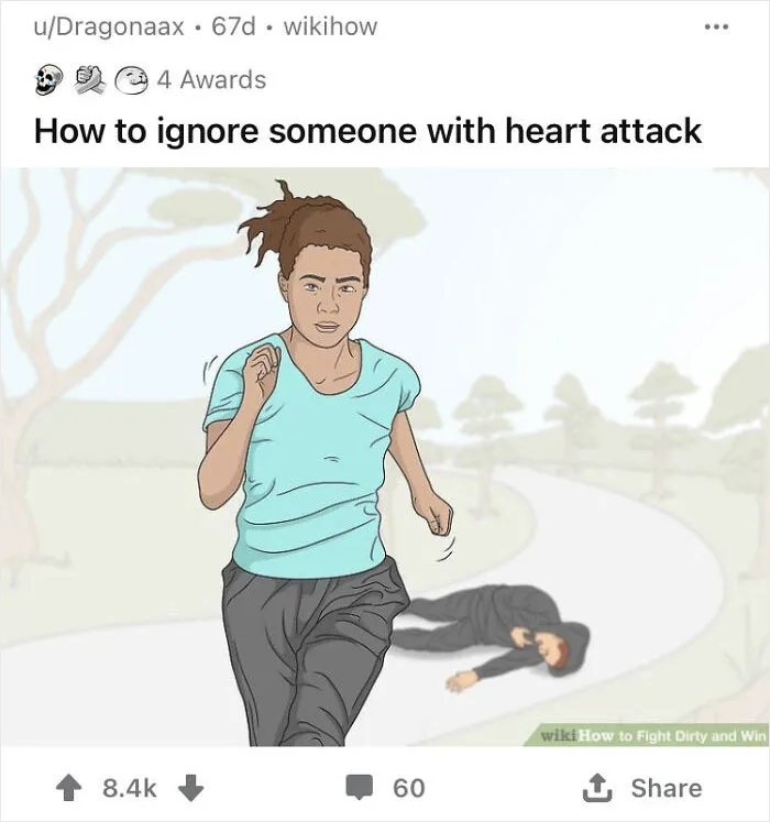 People Are Taking WikiHow Images Out Of Context And Adding Their Own Funny And Dark Captions (50 New Pics)