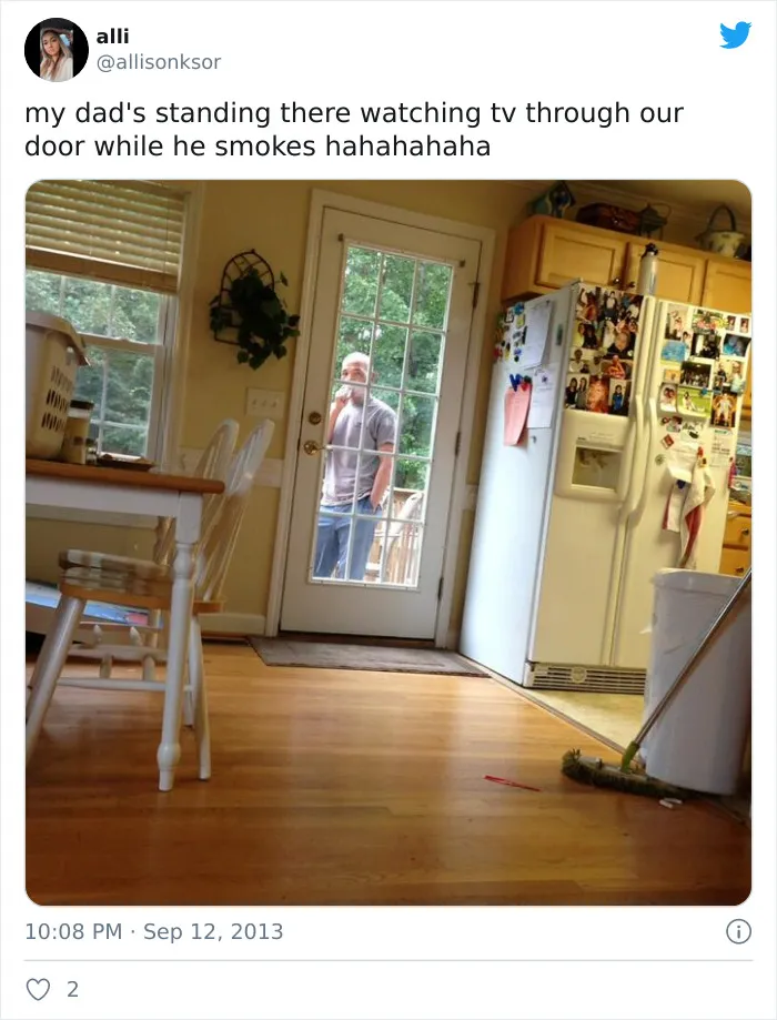 Someone Points Out That Dads Watch TV In A Very Specific Way, And It's Hilarious (25 Pics)