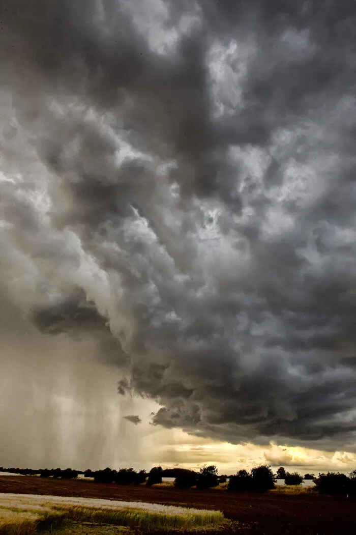 Thunderstorm Brewing In Lincolnshire UK