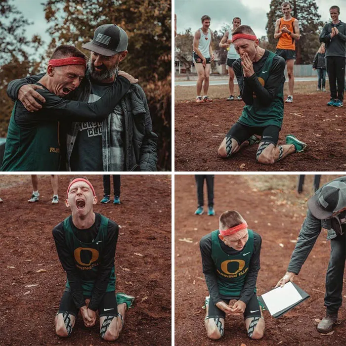 Nike sorprendió a Justin Gallegos con un contrato. Es su primer atleta profesional con parálisis cerebral