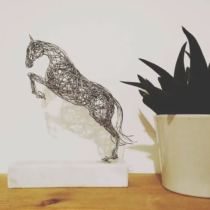 37 Incredible Animal Sculptures Created Out Of Galvanized Wire By This Norfolk-Based Artist