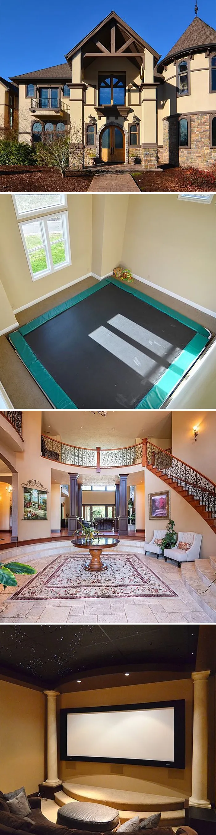 Esta casa viene con una cama elástica incorporada. 1,699,000$