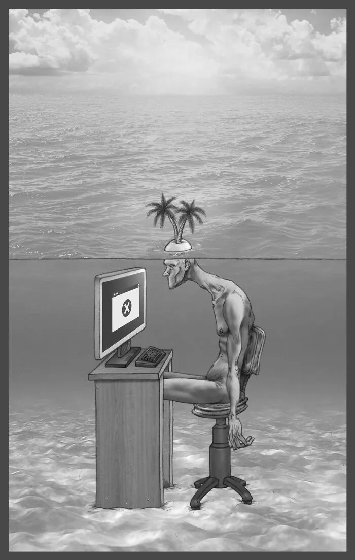 Este Artista Muestra Lo Que Está Mal En La Sociedad Actual En 38 Nuevas Y Provocadoras Illustraciones