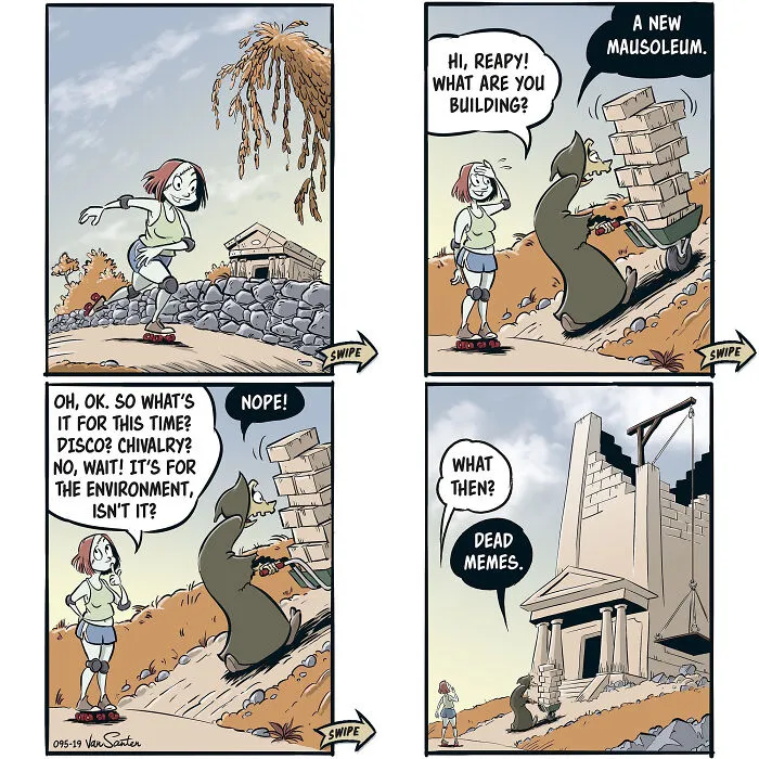 Artist Creates Comics About A Girl In Her Afterlife (40 Pics)