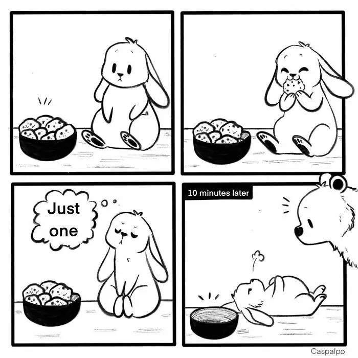Artist Creates Sweet Comics About A Bunny And A Bear In A Relationship (82 Pics)