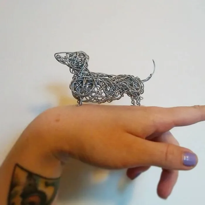 37 Incredible Animal Sculptures Created Out Of Galvanized Wire By This Norfolk-Based Artist