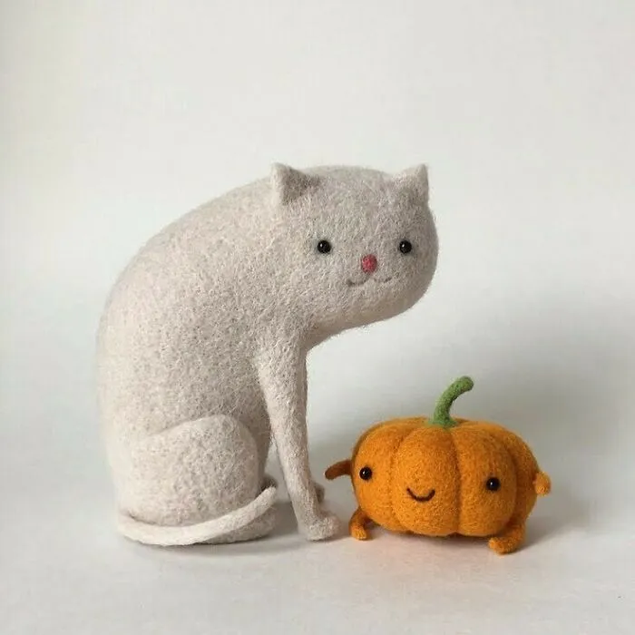 These Ukrainian Artists Create Very Cute Felted Wool Sculptures, Here Are 30 Of Their Best Works