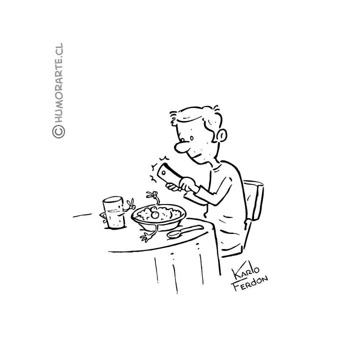 30 Divertidos comics minimalistas sin diálogos, por Karlo Ferdon