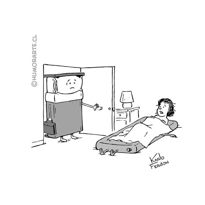 30 Funny Minimalist Comics Without Dialogue By Karlo Ferdon