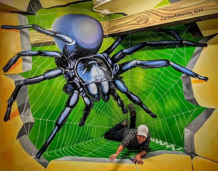 54 3D Optical Illusions By This Talented Mexican Street Artist