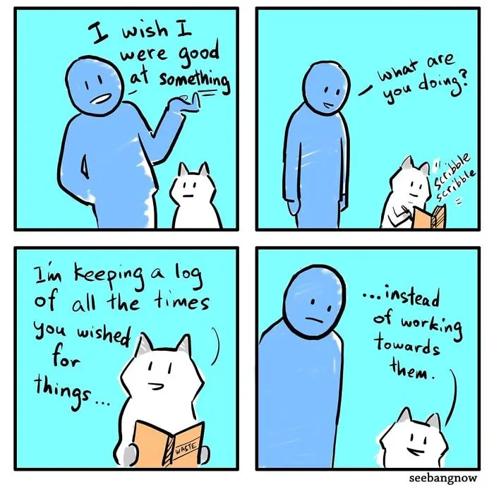 30 Comics That Show What Living With A Cat Is Really Like, By Xibang
