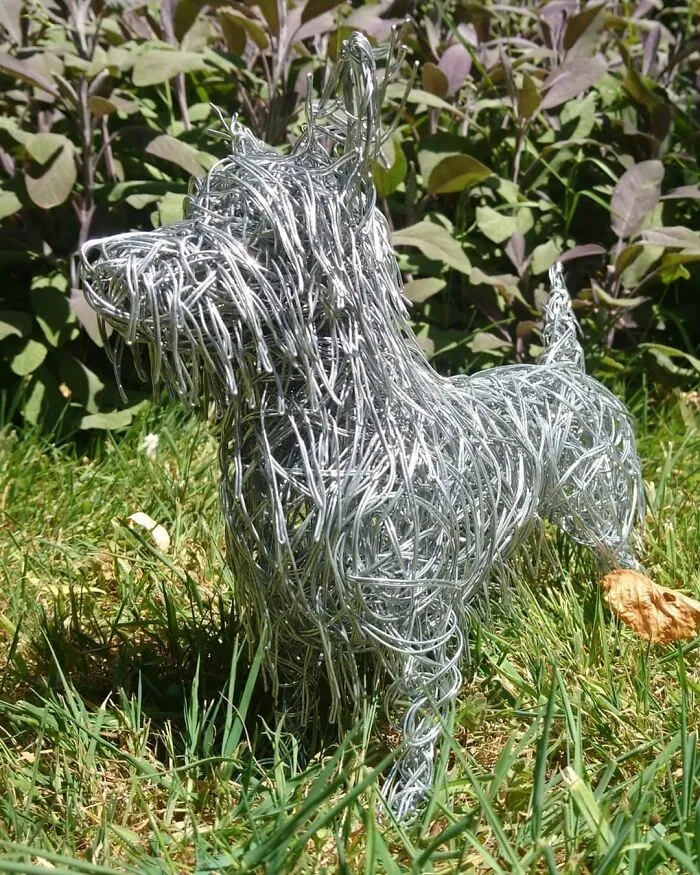 37 Incredible Animal Sculptures Created Out Of Galvanized Wire By This Norfolk-Based Artist