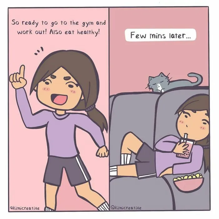 I Create Comics Based On Relatable Situations In Everyday Life (68 Pics)