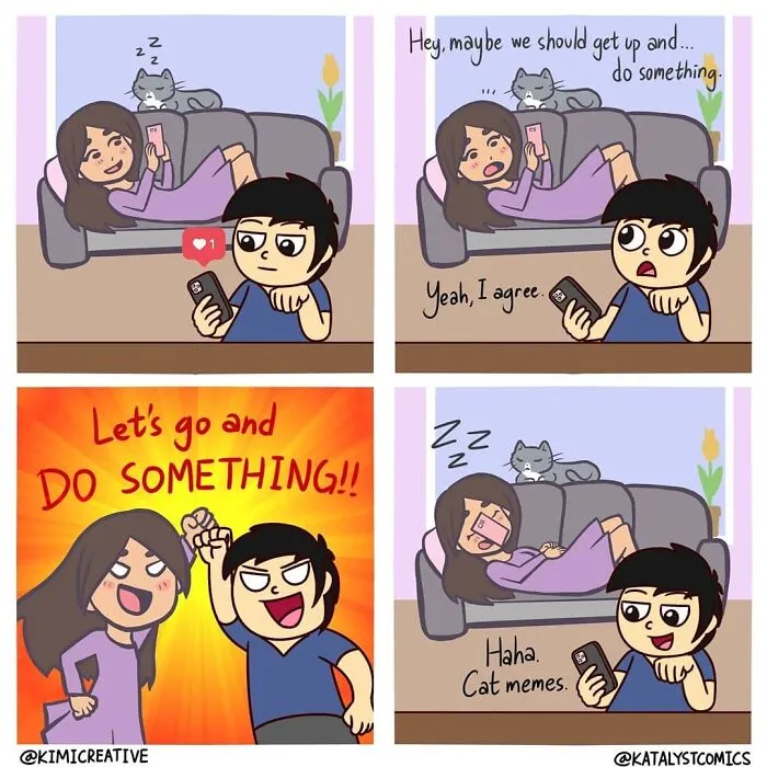I Create Comics Based On Relatable Situations In Everyday Life (68 Pics)