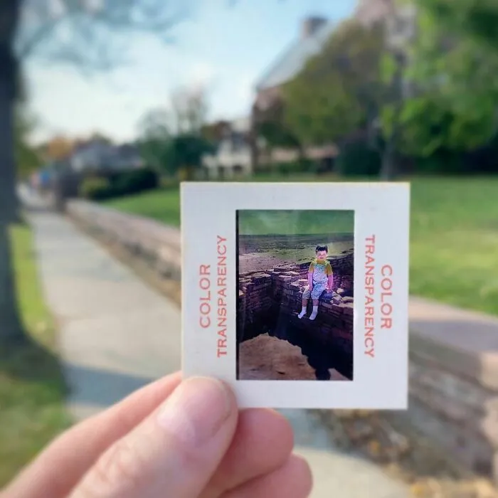 Photographer Uses Her Dad’s Old Slides To Create A Nostalgic Photo Series (31 Pics)