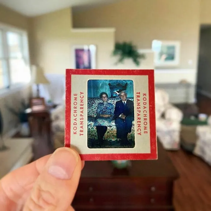 Photographer Uses Her Dad’s Old Slides To Create A Nostalgic Photo Series (31 Pics)