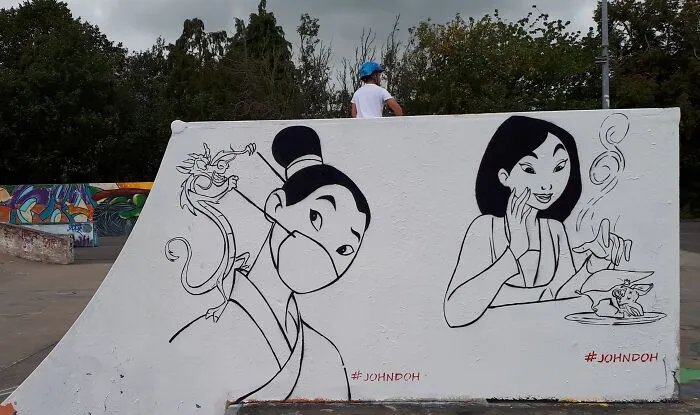 Mulan.painted In Glastonbury