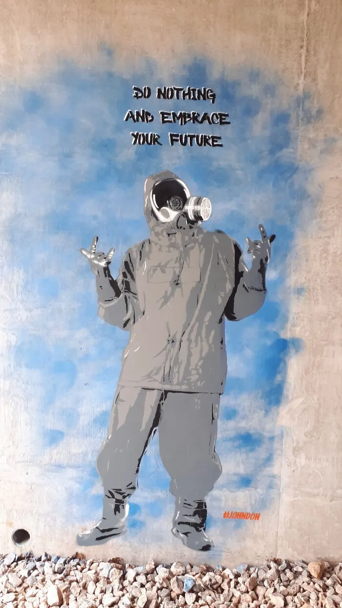 Embrace The Future  Painted In Bristol United Kingdom