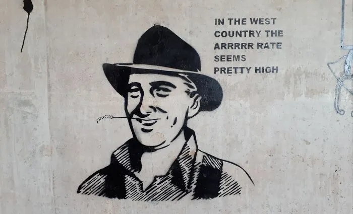In The West Country The Arrrrr Rate Seem Pretty Stromg.painted In Bristol