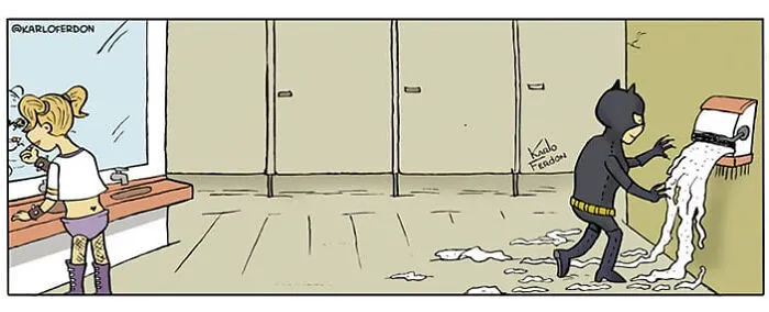 Artist Shows The Not-So-Glamorous Daily Life Of Superheroes (50 Comics)