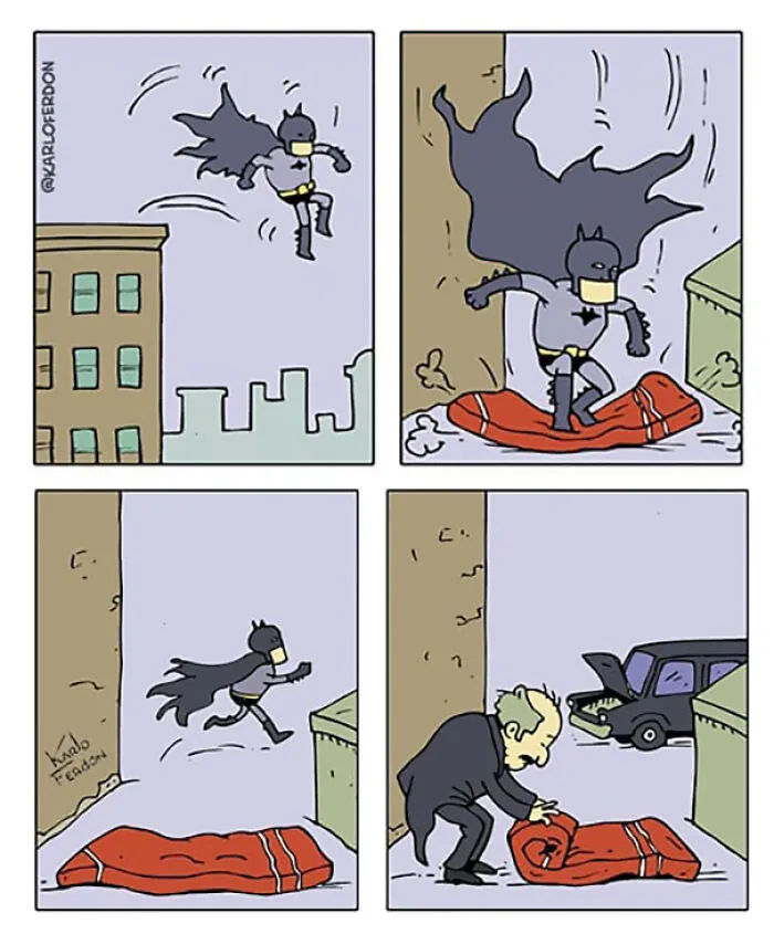 Artist Shows The Not-So-Glamorous Daily Life Of Superheroes (50 Comics)