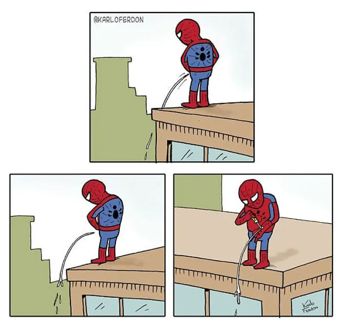 Artist Shows The Not-So-Glamorous Daily Life Of Superheroes (50 Comics)