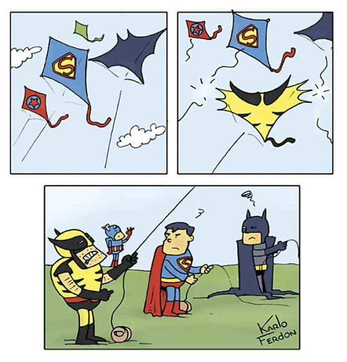 Artist Shows The Not-So-Glamorous Daily Life Of Superheroes (50 Comics)