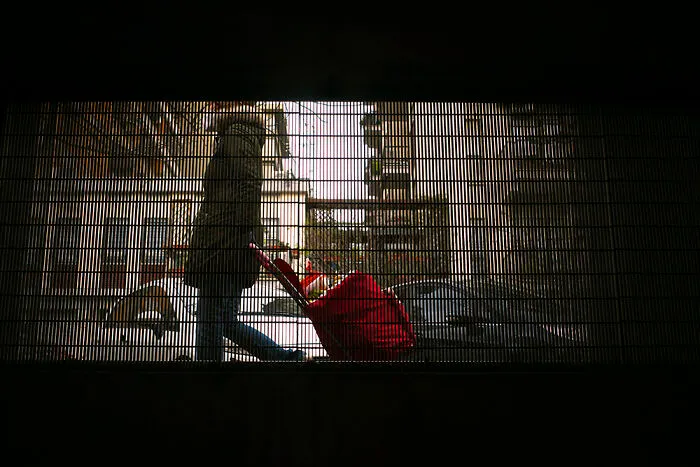 Day 20: I Went To The Supermarket. The View From The Parking Looked Like A Sort Of Human Cinema.