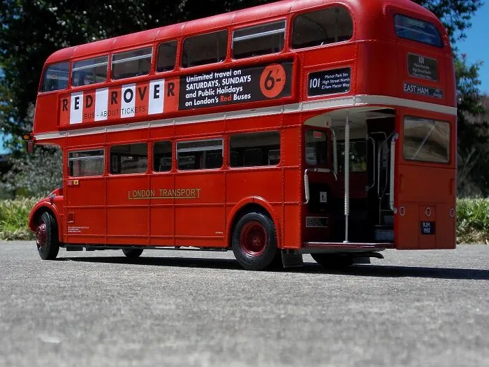 This Model Bus.  I Stepped Away From Sci-Fi Models To Make This Part Of My Past.
