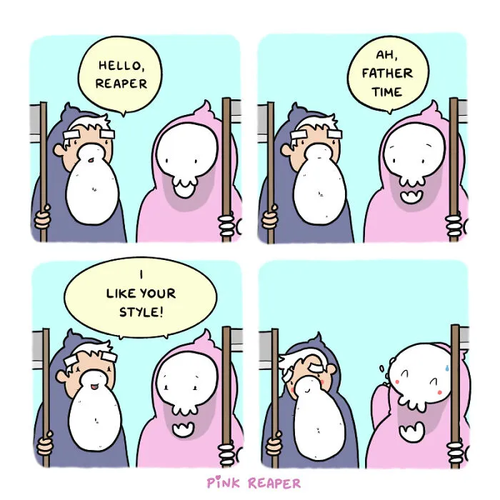 My New Comics About The Brighter Side Of The Grim Reaper Are Here To Get You Through Lockdown (20 Pics)