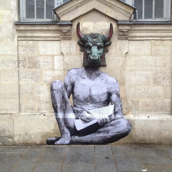 110 Street Art Pieces That This Artist Incorporated Into The Streets Of Paris