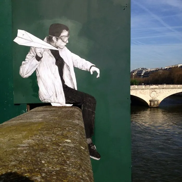 110 Street Art Pieces That This Artist Incorporated Into The Streets Of Paris