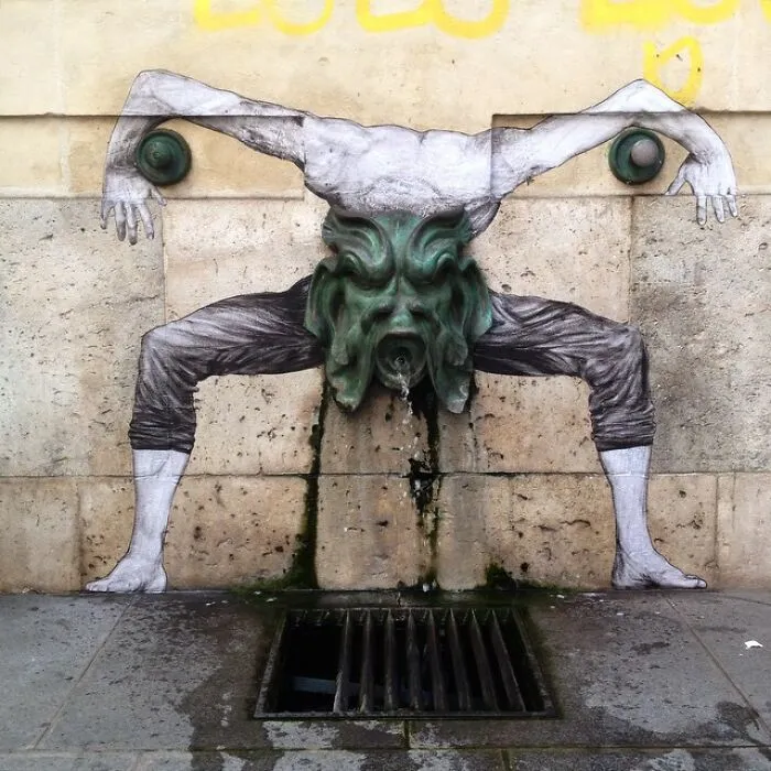 110 Street Art Pieces That This Artist Incorporated Into The Streets Of Paris