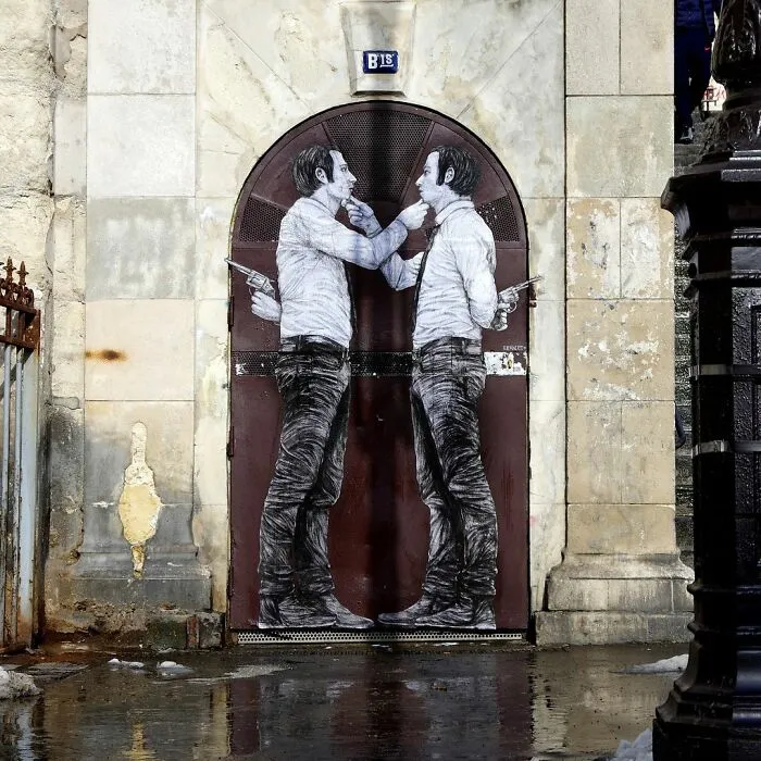 110 Street Art Pieces That This Artist Incorporated Into The Streets Of Paris