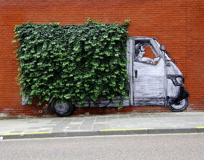 110 Street Art Pieces That This Artist Incorporated Into The Streets Of Paris