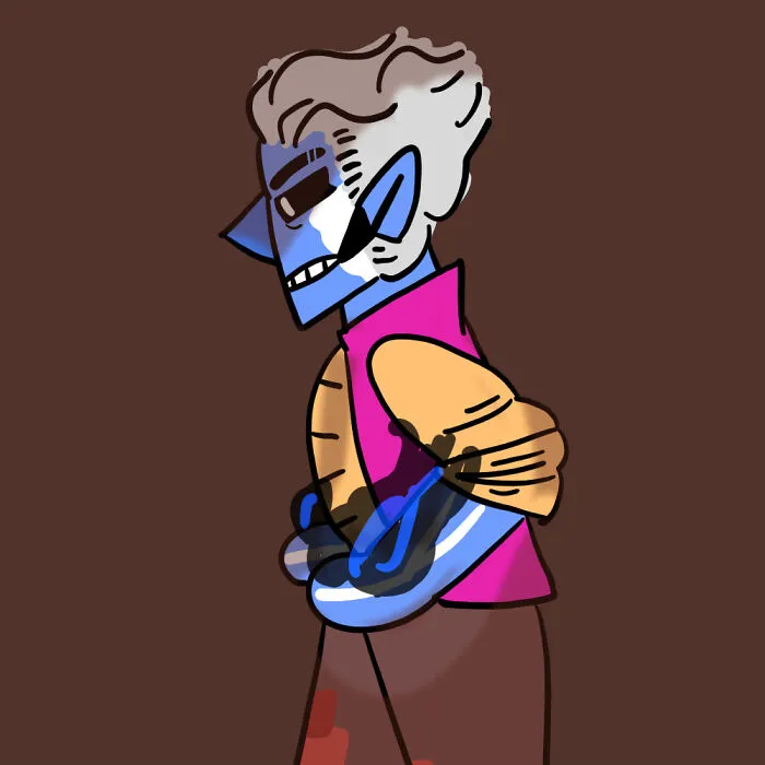 This Drawing Of My Dnd Oc. I Just Think It Looks Kinda Weird Compared To The Rest Of My Art :/