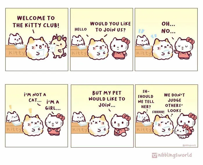 Kitty Club. Who Gets The Joke?
