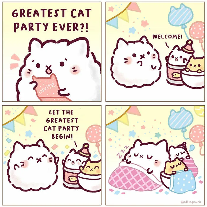 When The Cats Get Together And The Party Is Lit