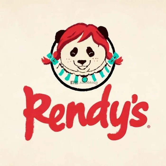 I Make Famous Logos Look More Entertaining By Adding Pandas To Them (18 Pics)