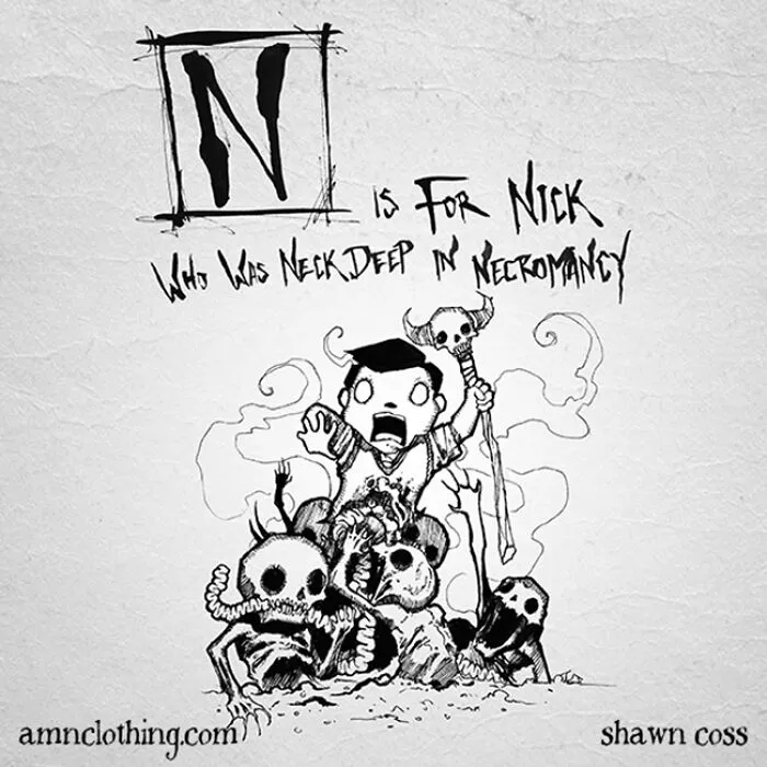 Inspired By Edward Gorey, I Created My Own Grim Version Of The Alphabet (26 Pics)