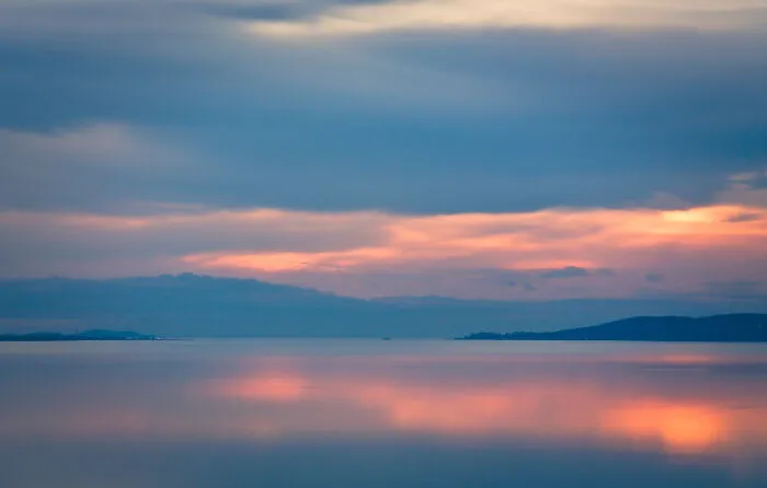 In The Distance, Maybe A Ferry Crossed The Lake
