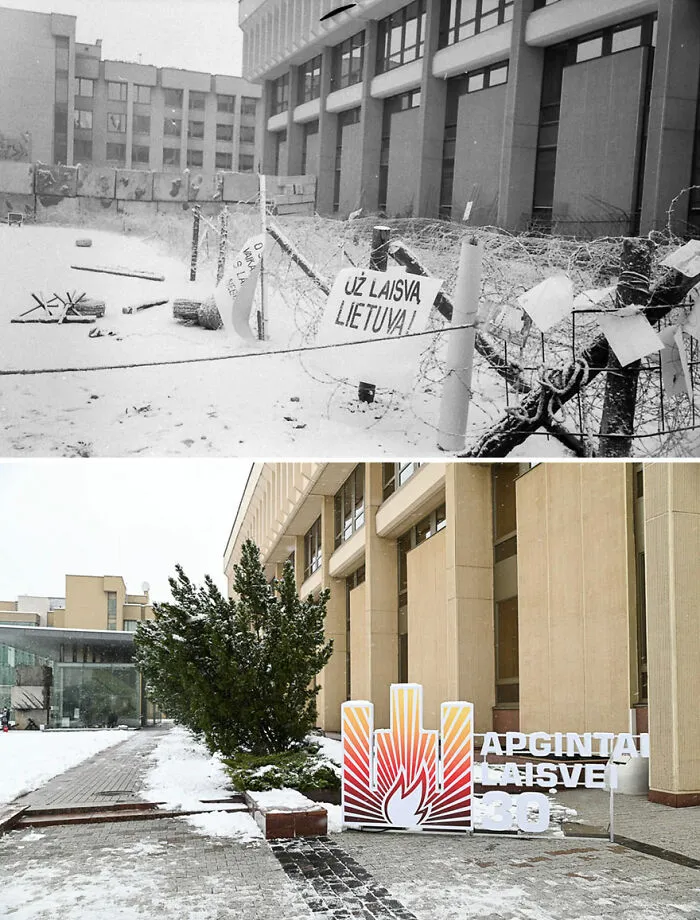 I Took My Father's Photos From 30 Years Ago And Shot The Same Locations Today (30 Pics)