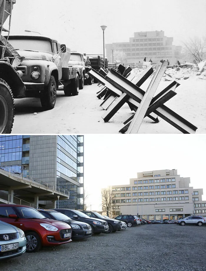 I Took My Father's Photos From 30 Years Ago And Shot The Same Locations Today (30 Pics)
