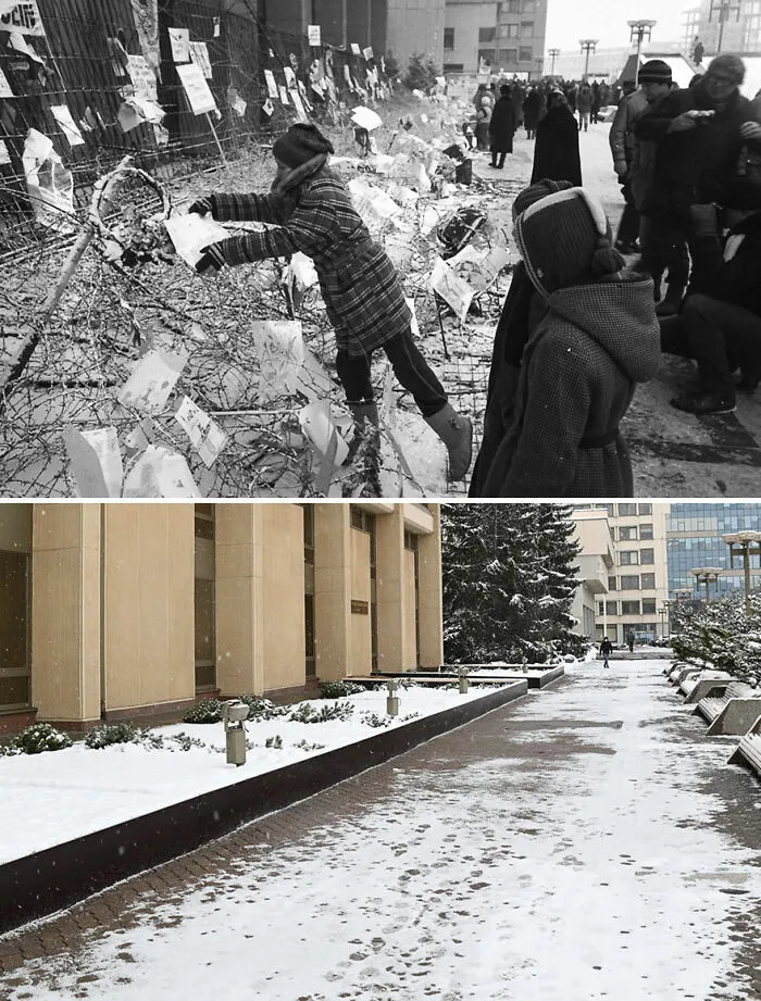 I Took My Father's Photos From 30 Years Ago And Shot The Same Locations Today (30 Pics)
