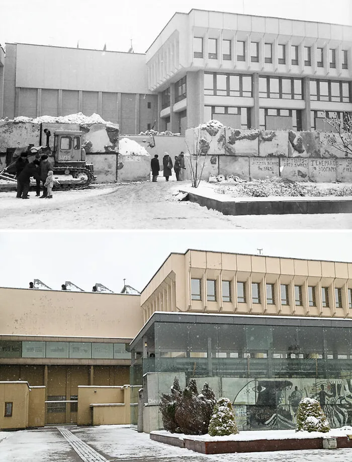 I Took My Father's Photos From 30 Years Ago And Shot The Same Locations Today (30 Pics)