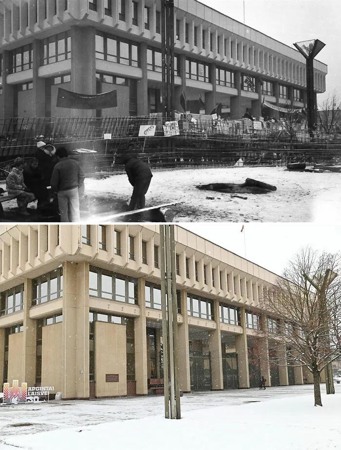 I Took My Father's Photos From 30 Years Ago And Shot The Same Locations Today (30 Pics)