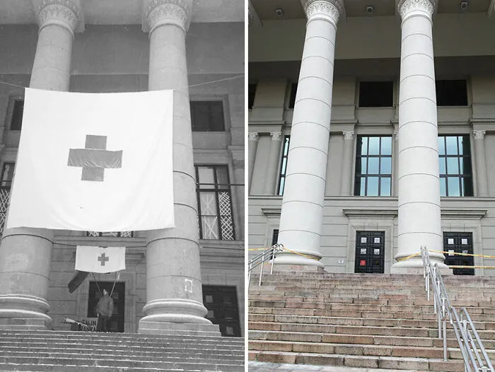 I Took My Father's Photos From 30 Years Ago And Shot The Same Locations Today (30 Pics)