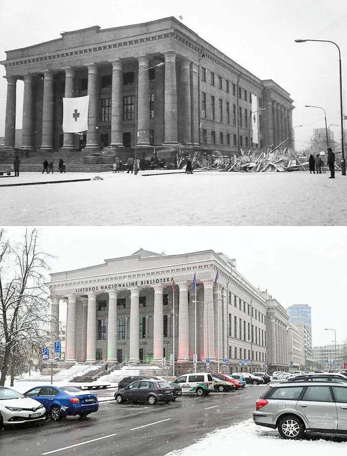 I Took My Father's Photos From 30 Years Ago And Shot The Same Locations Today (30 Pics)