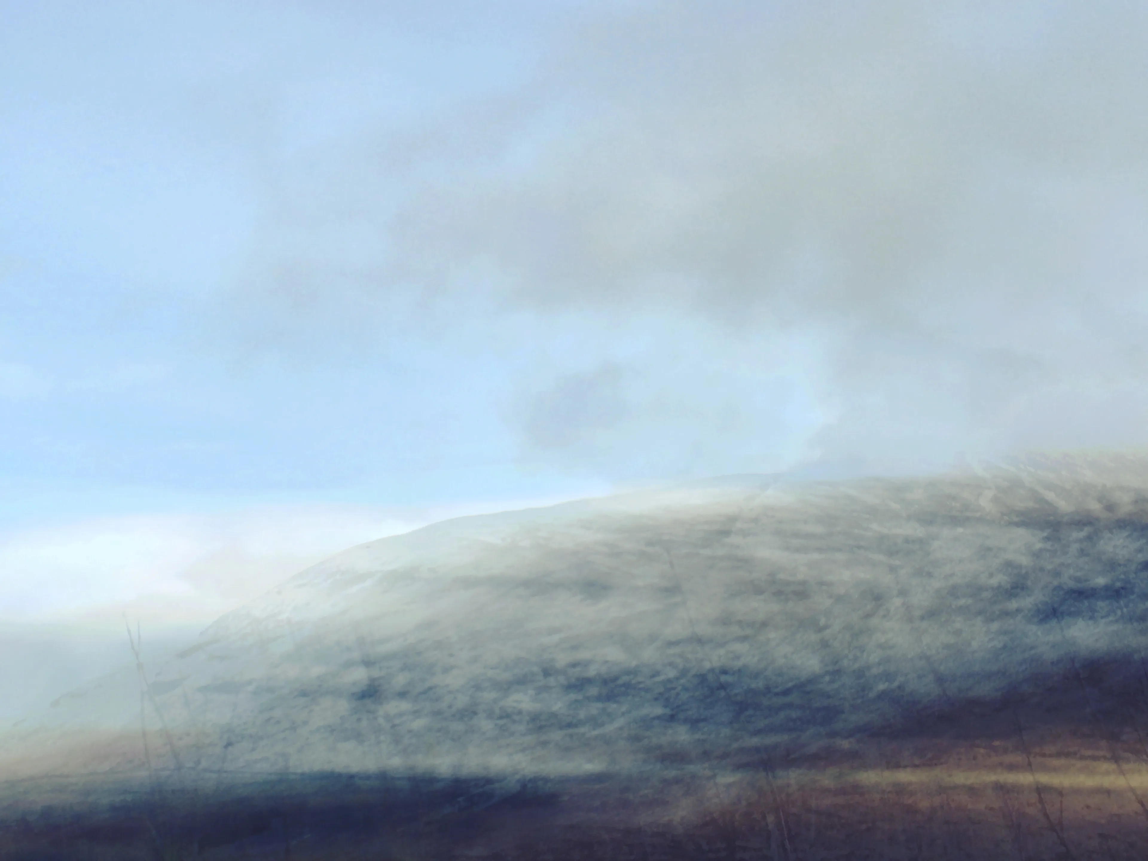 Mourne Mountains Photography Print Taken With Slow Shutterspeed